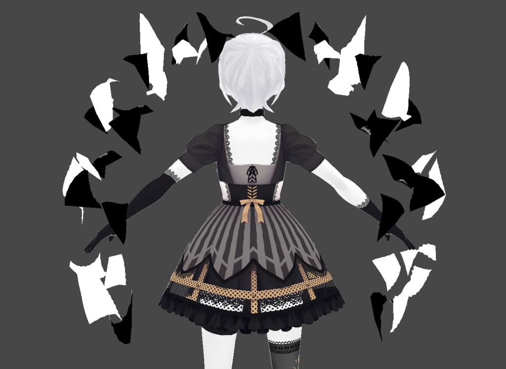 ◑Shape Twin Tail◐