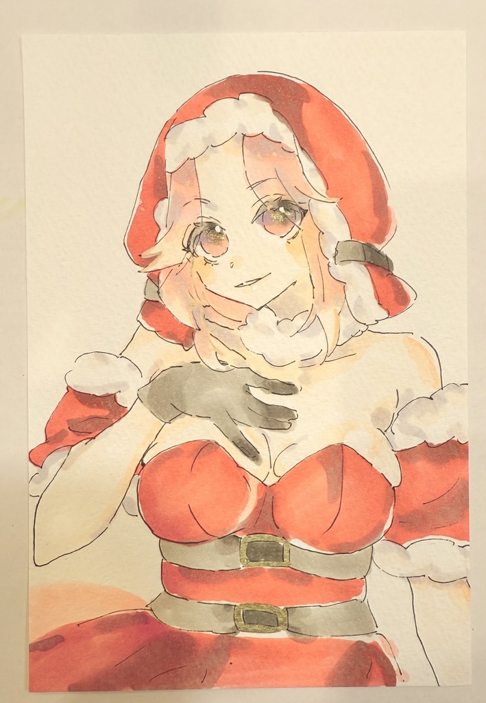 ヘブバン 手描きミニ色紙(13.6㎝×12㎝) マリア&ポストカードマリア 2枚セット