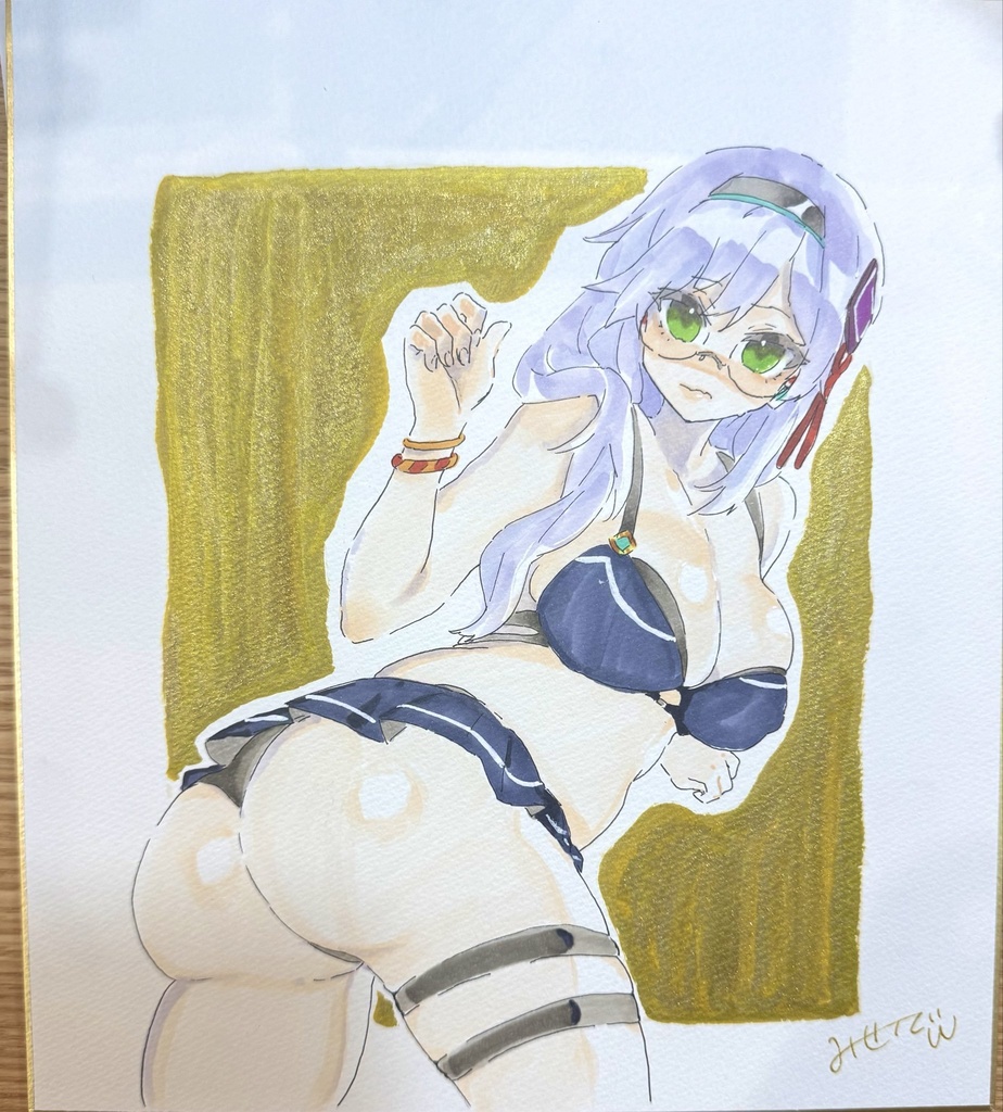 大色紙(27.3cm×24.2cm) 水着和泉ユキ