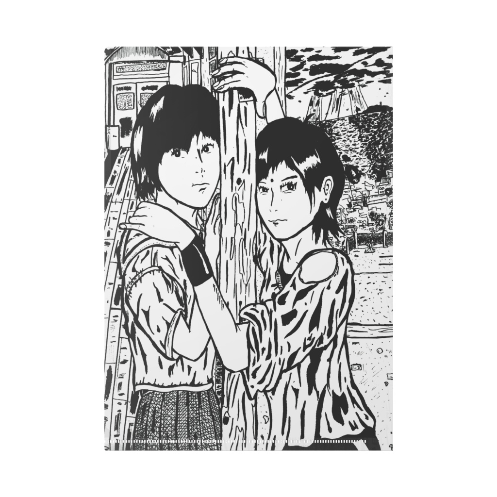 オリジナルクリアファイル 禁じられた放課後