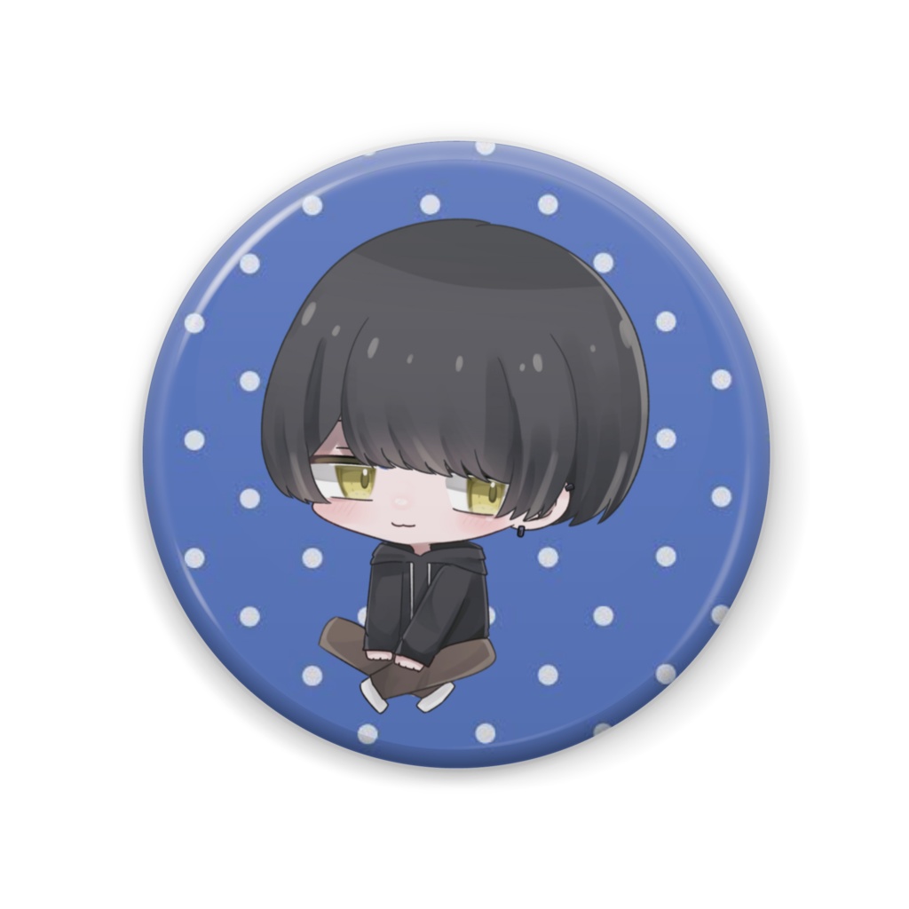 りこの記念すべき初缶バッジ‼️