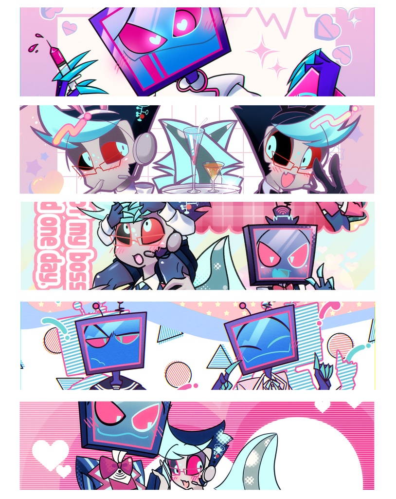 StaticEel(アシスタント×Vox)フルカラーイラスト集&アクキーセット