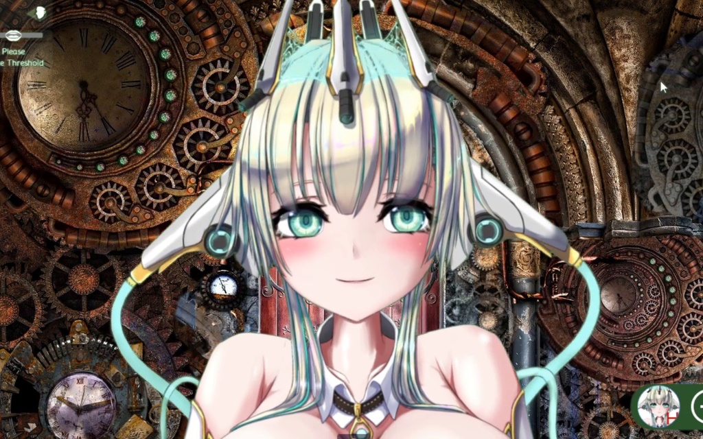 FaceRig対応Live2Dモデル サイバー スチームパンク 改変可能データ