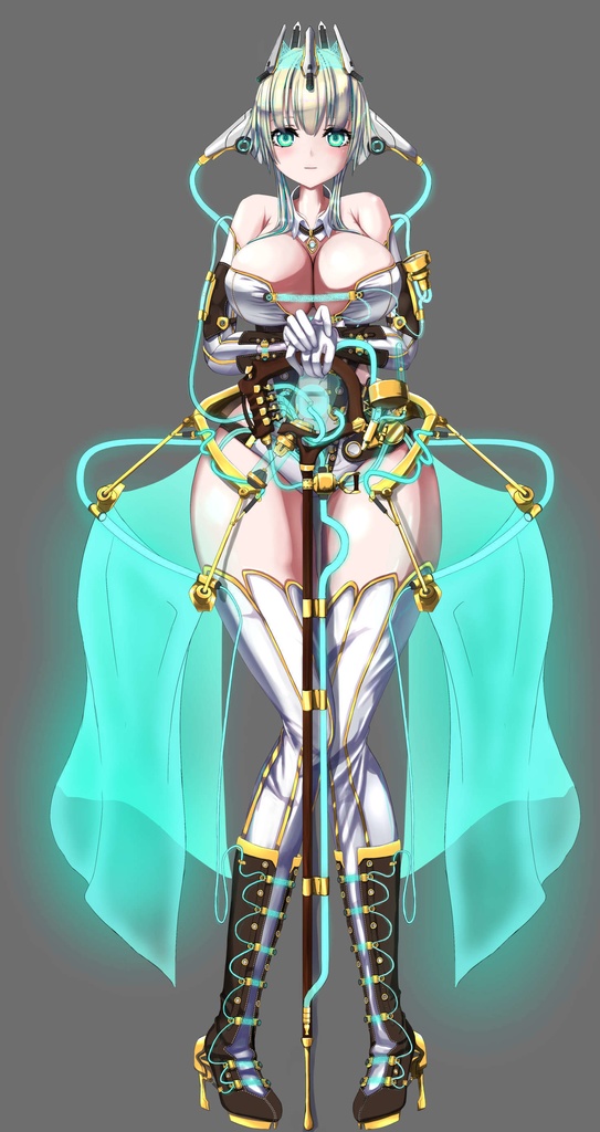 FaceRig対応Live2Dモデル サイバー スチームパンク 改変可能データ