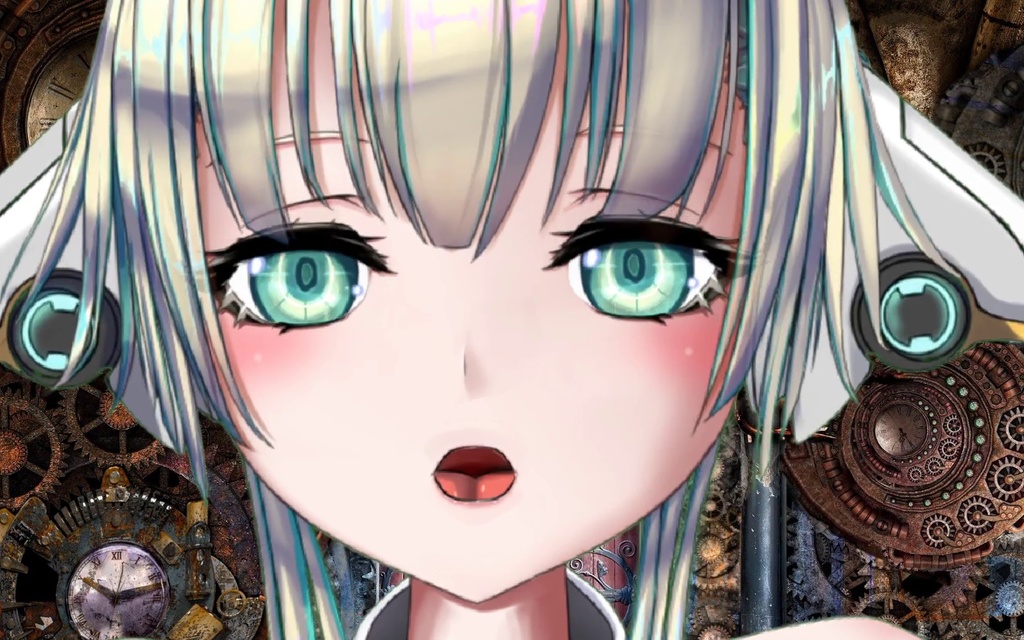 FaceRig対応Live2Dモデル サイバー スチームパンク 改変可能データ