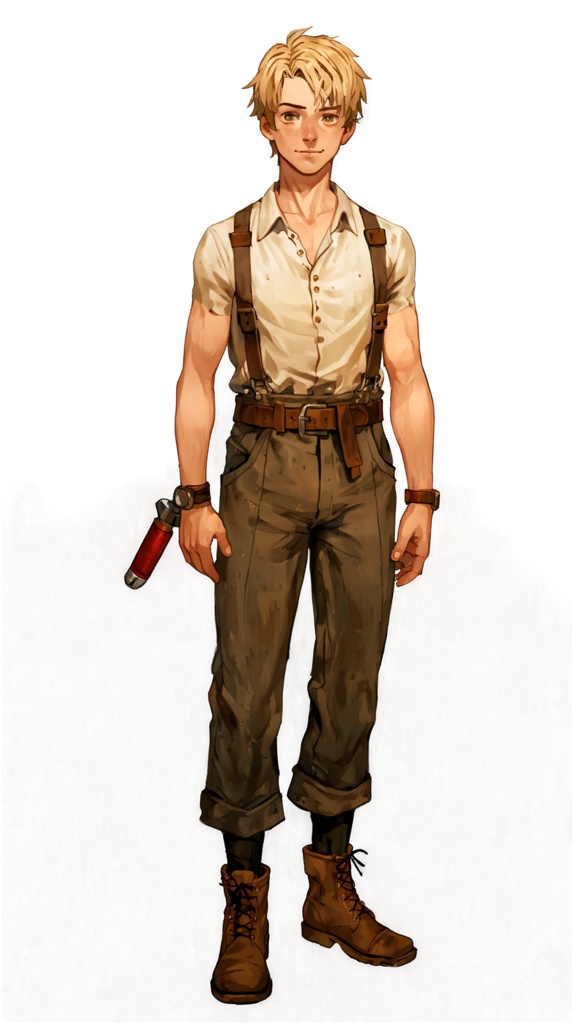 【立ち絵素材集】RPGに使える!初心者向けキャラ立ち絵52枚セット