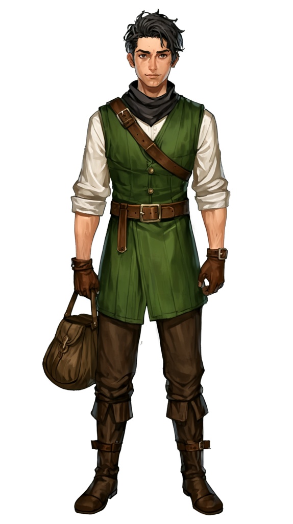 【立ち絵素材集】RPGに使える!初心者向けキャラ立ち絵52枚セット