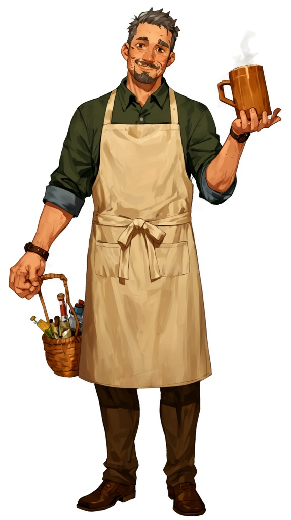 【立ち絵素材集】RPGに使える!初心者向けキャラ立ち絵52枚セット