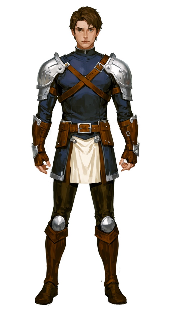 【立ち絵素材集】RPGに使える!初心者向けキャラ立ち絵52枚セット