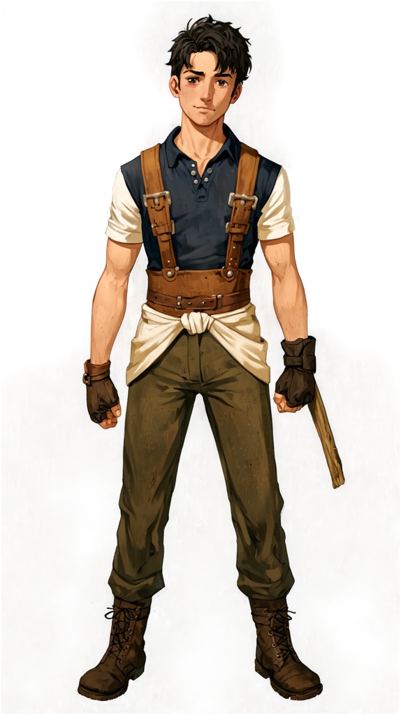 【立ち絵素材集】RPGに使える!初心者向けキャラ立ち絵52枚セット