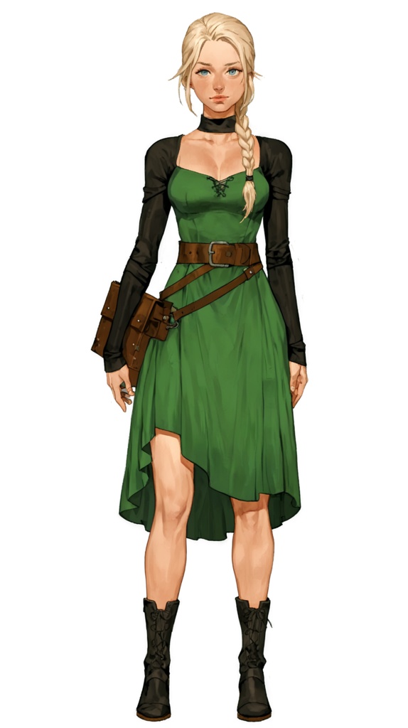 【立ち絵素材集】RPGに使える!初心者向けキャラ立ち絵52枚セット