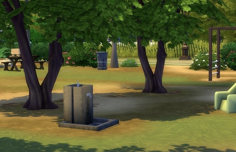 公園の水飲み場