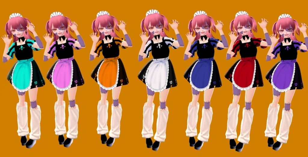 【VRoid】ハロウィンゾンビメイド