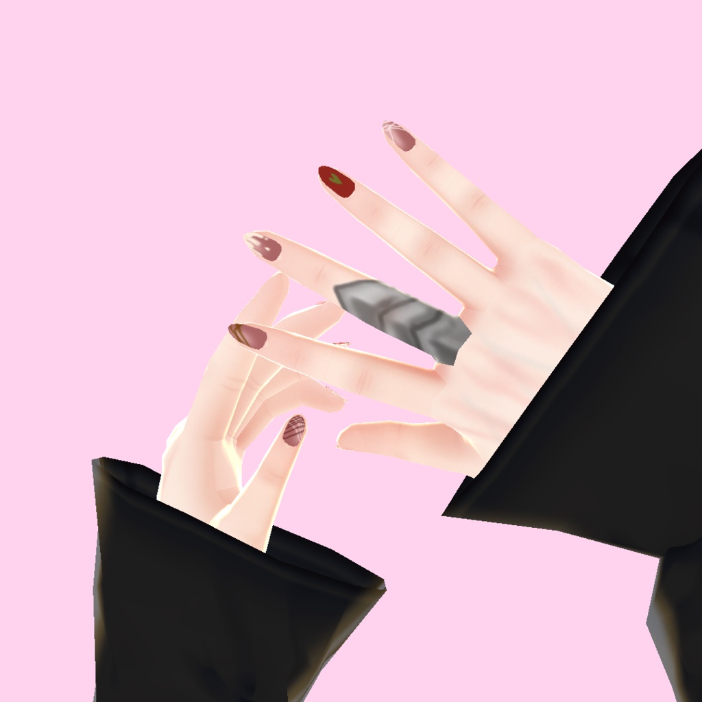 【Vroid】チョコネイル