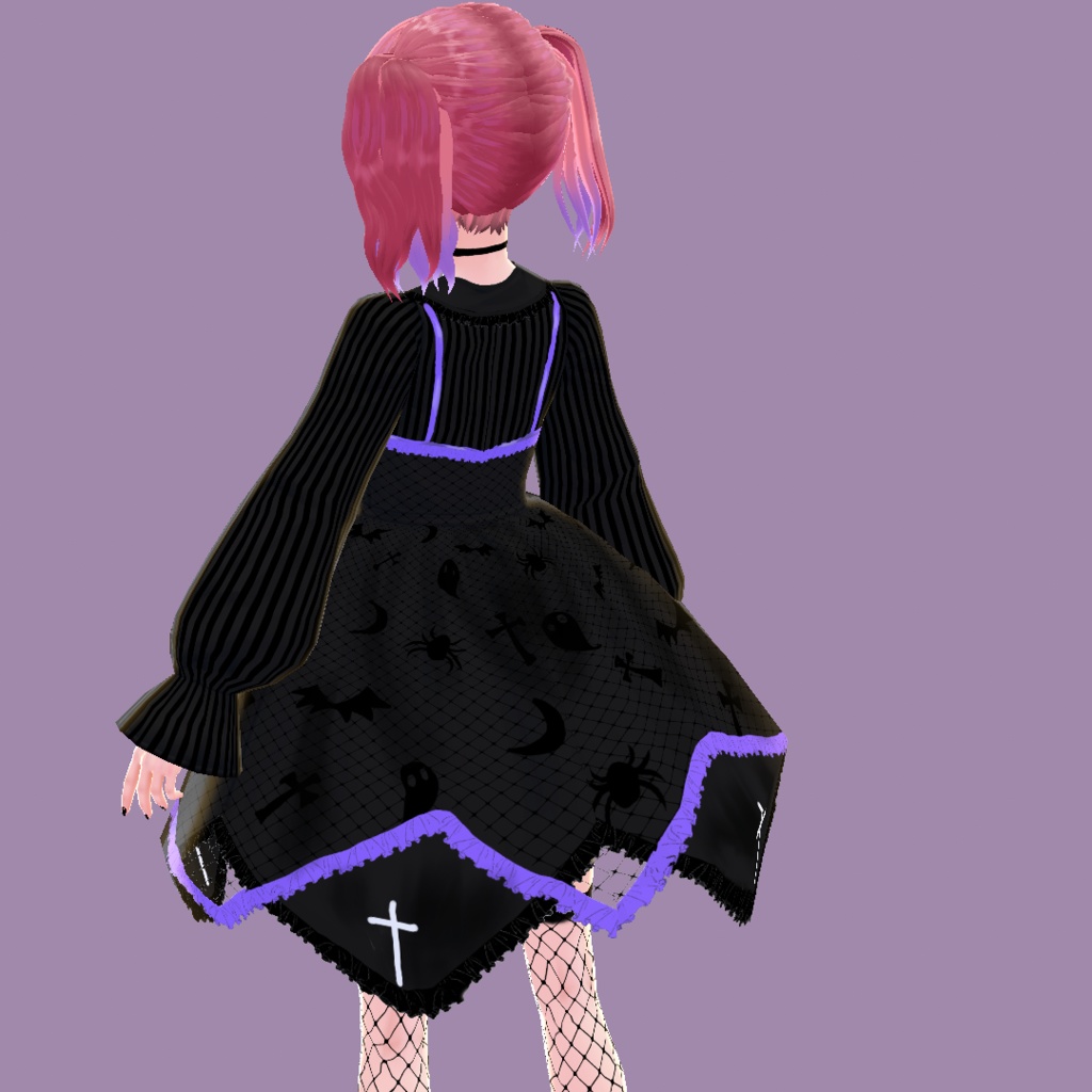 【VRoid】ハロウィンワンピース
