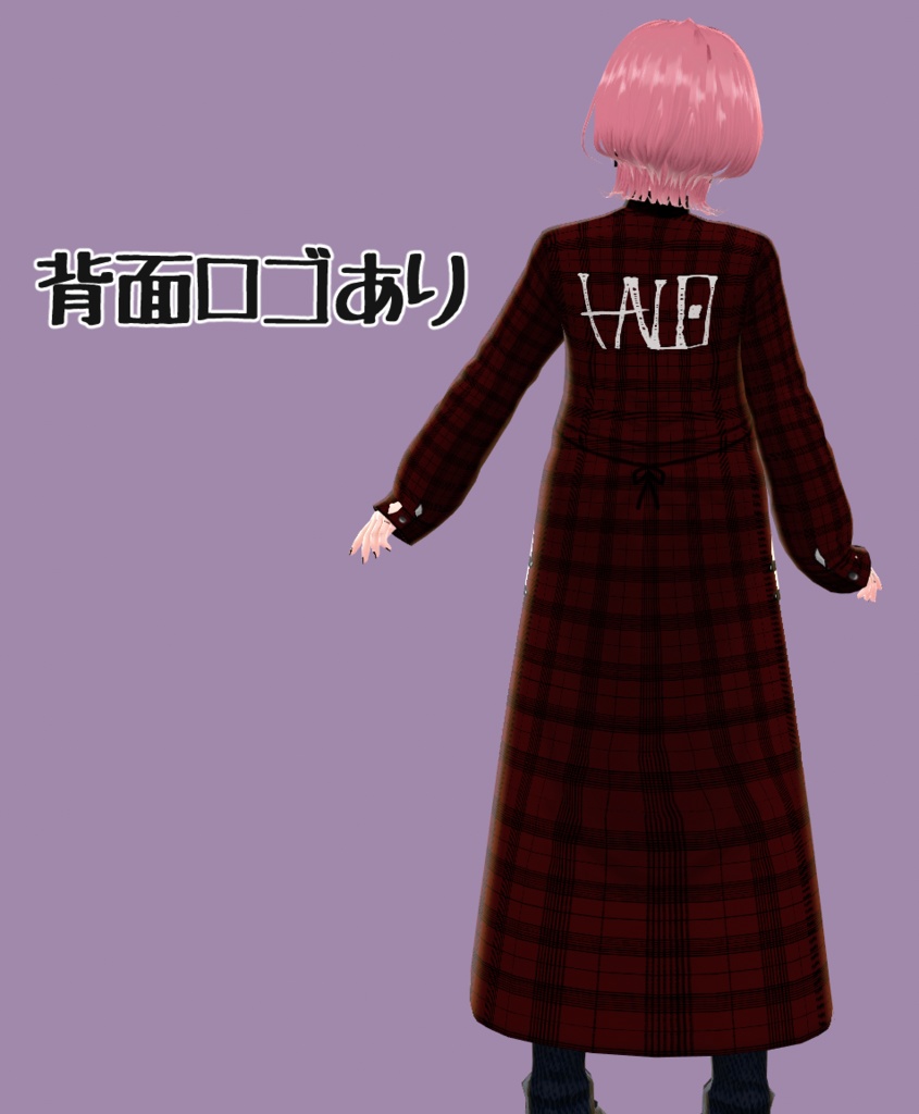 【VRoid】グレンチェックシャツ