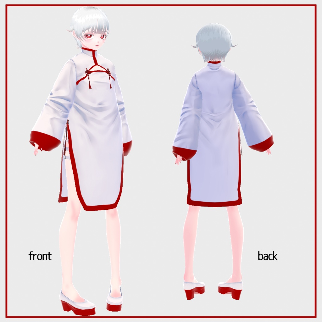 【VRoid】オリジナル3Dモデル-ましろ-