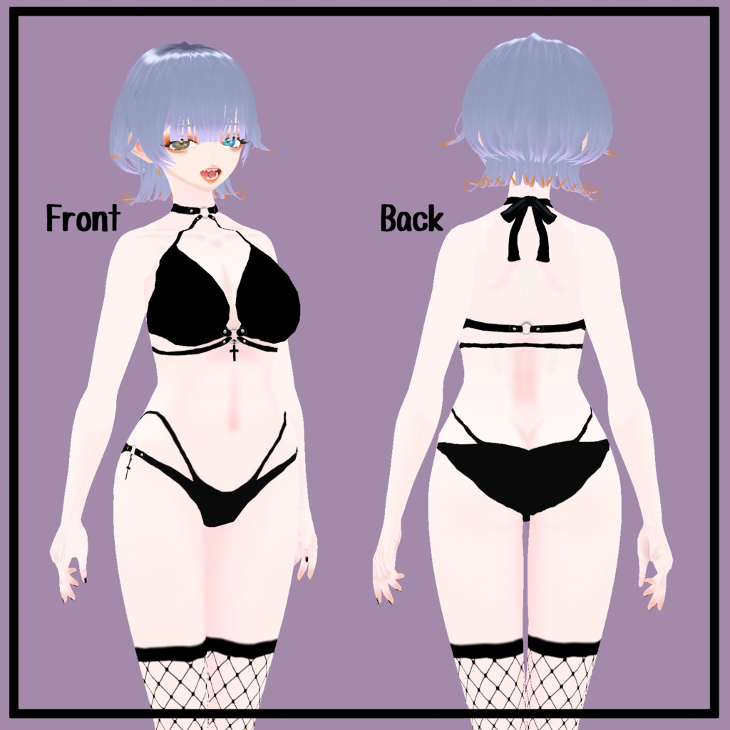【無料あり】BikiNi + NetShirt【VRoid】