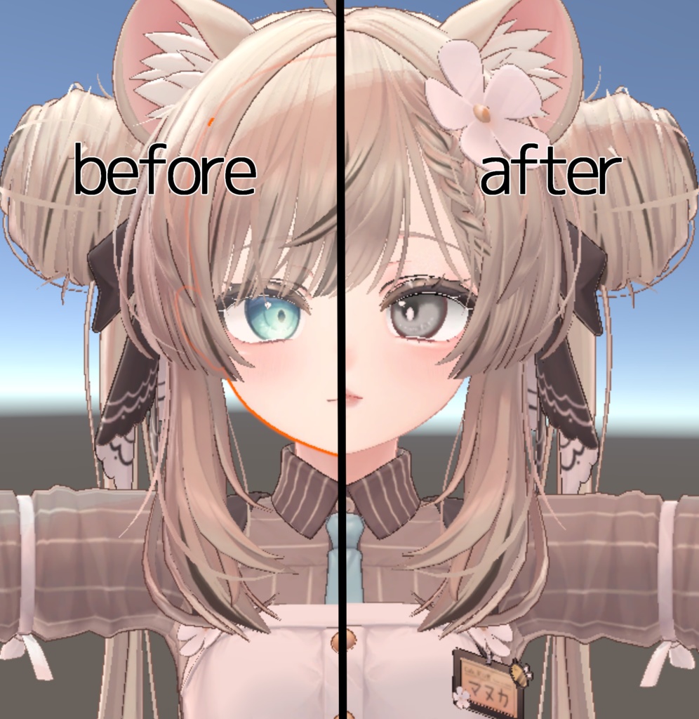 【マヌカ】Makeup&Eye Texture -GALs-【5color】