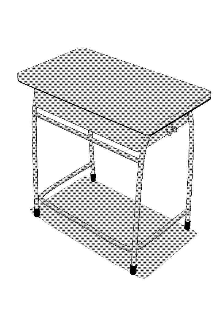 【3Dモデル】学校の机【無料】