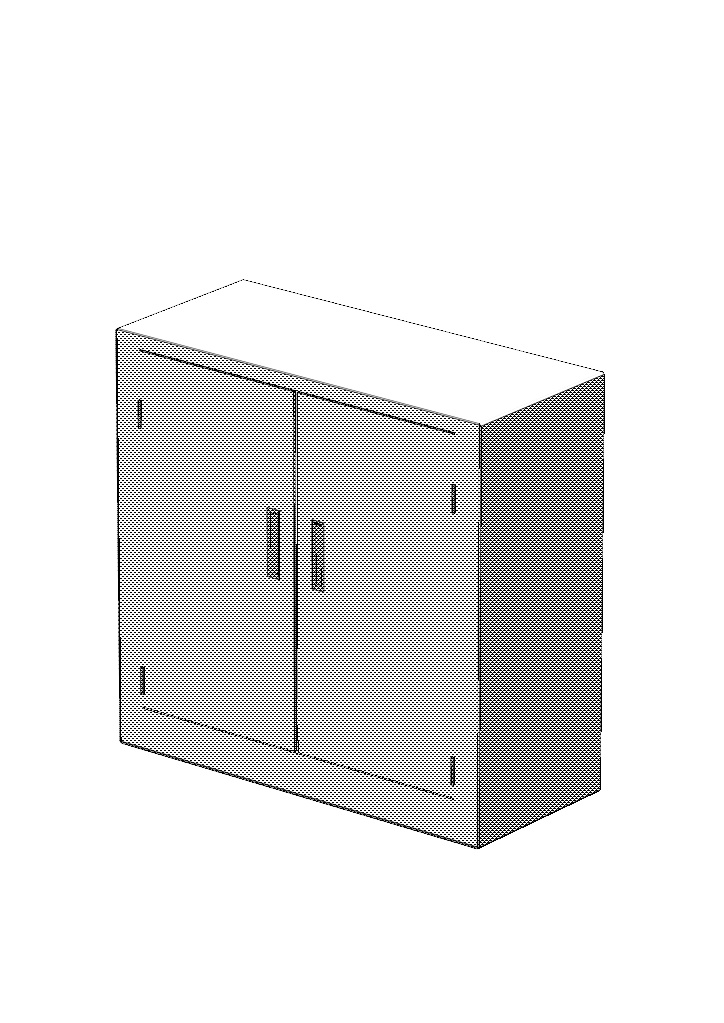 【3Dモデル】スチールキャビネット【無料】