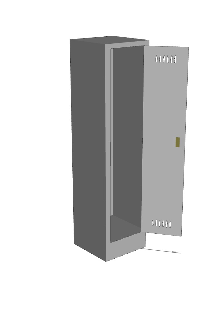 【3Dモデル】ロッカー【無料】