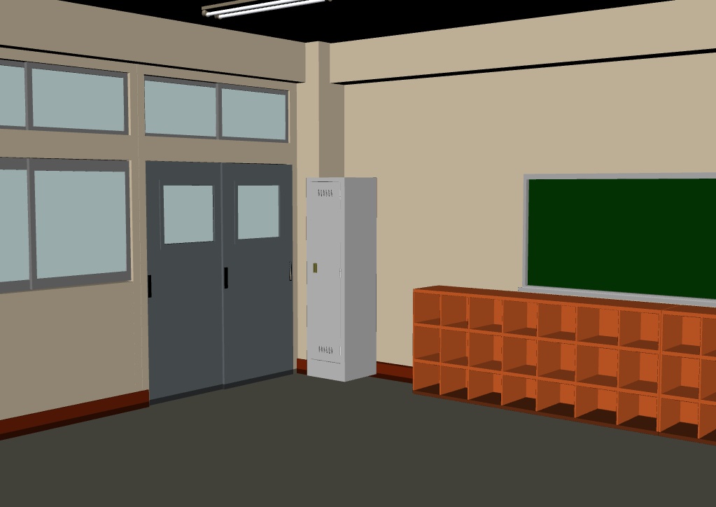 【3Dモデル】空き教室