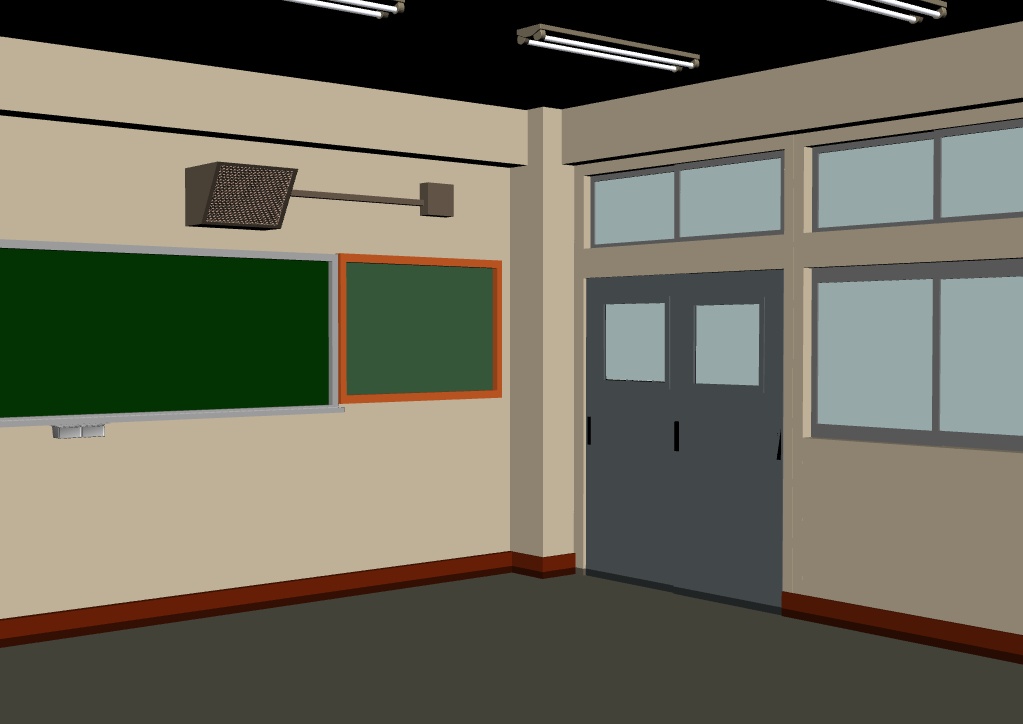 【3Dモデル】空き教室