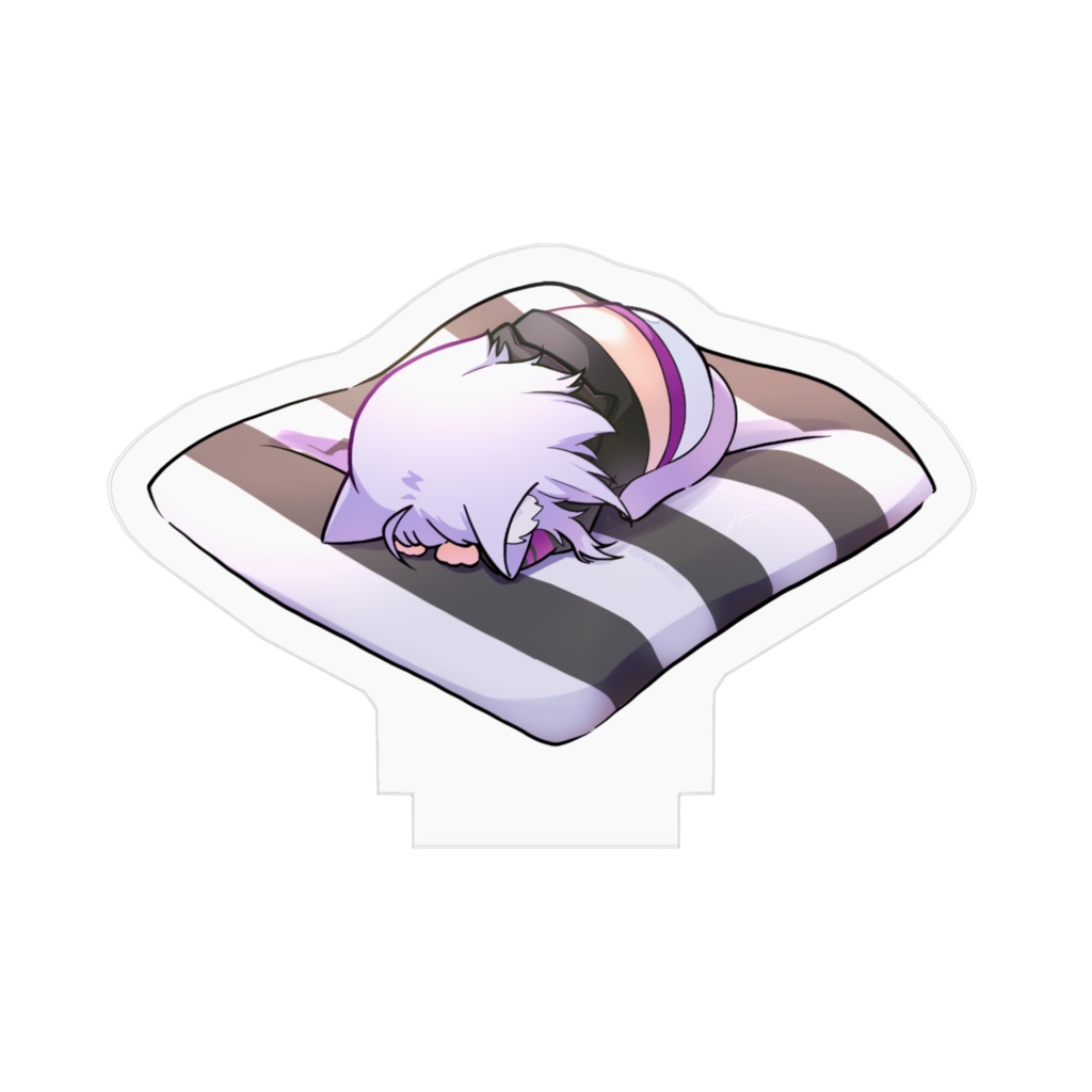 【非公式】ホロライブ 猫又おかゆごめん寝 アクリルスタンド