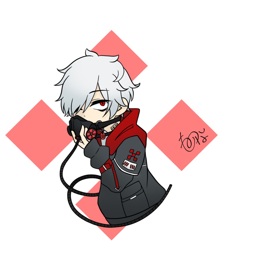 ものなしアクリルキーホルダーver.1