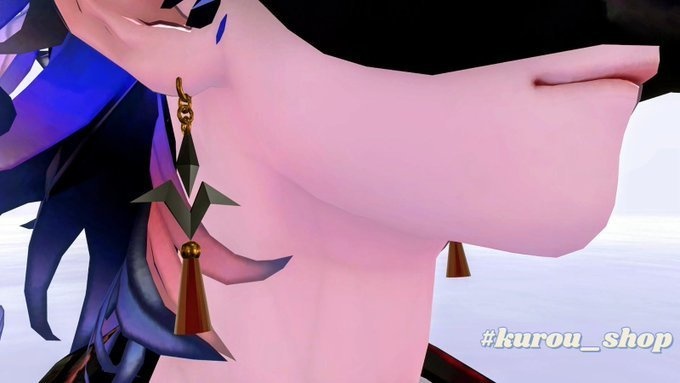 【無料】 中華ピアス 妙楽鳥専用VRChat想定