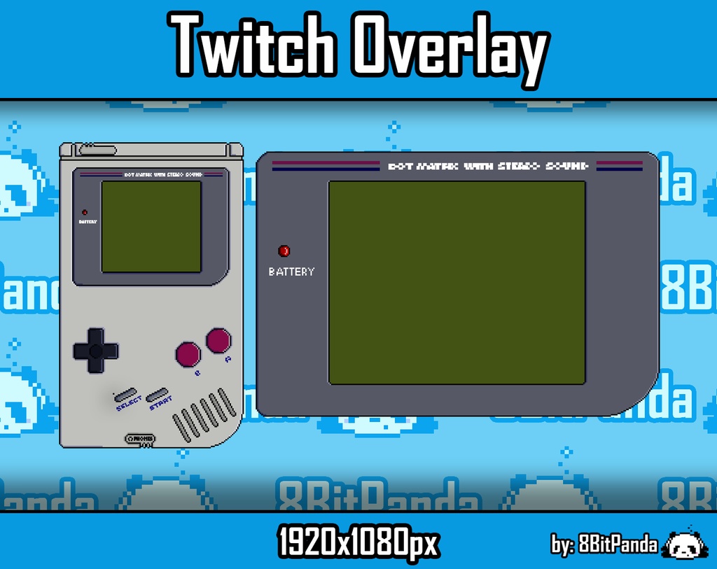 Retro Twitch Overlay GB