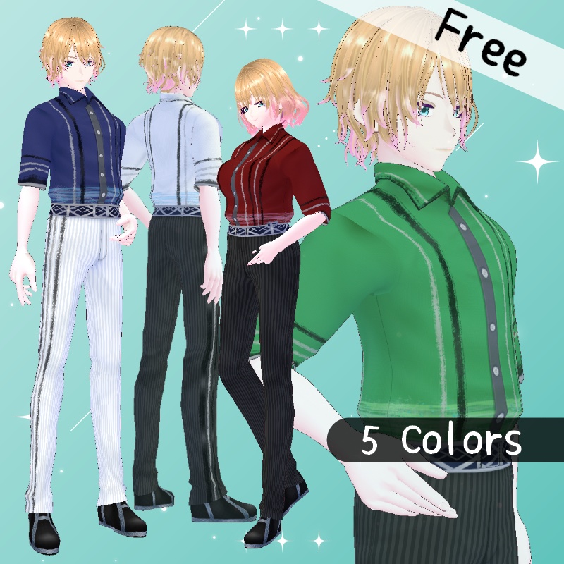 VRoid【Free / 無料】薫風セット Gentle Breeze Set