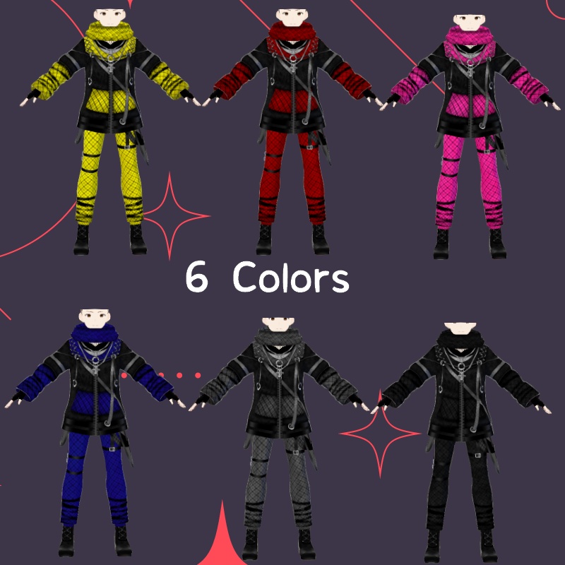 VRoid【Free / 無料】野のビルベリー セット Wild Bilberry Set