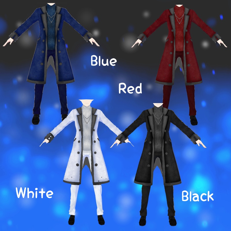 VRoid【Free / 無料】冬の白華セット Winter Effloresce Set