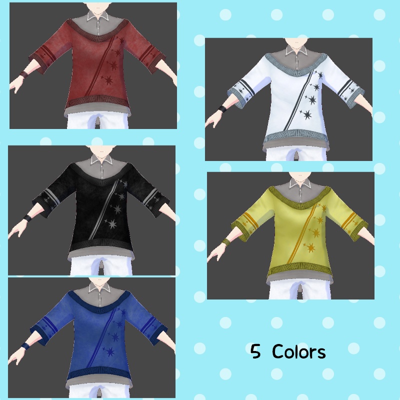 VRoid 春の陽光 セット Spring Sunlight Set