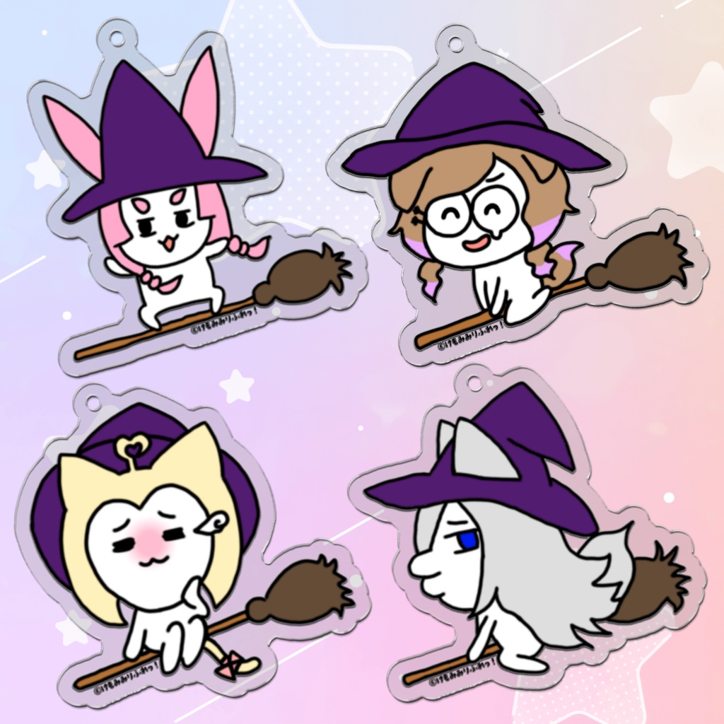 兎野化グッズ③ けも魔女アクリルキーホルダー