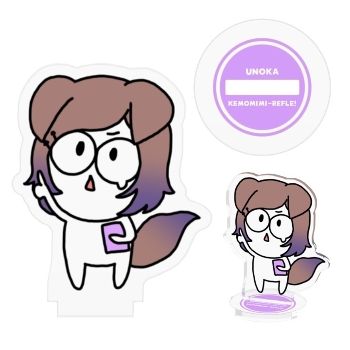 兎野化シリーズ♡見上げるけもりふアクリルフィギュア