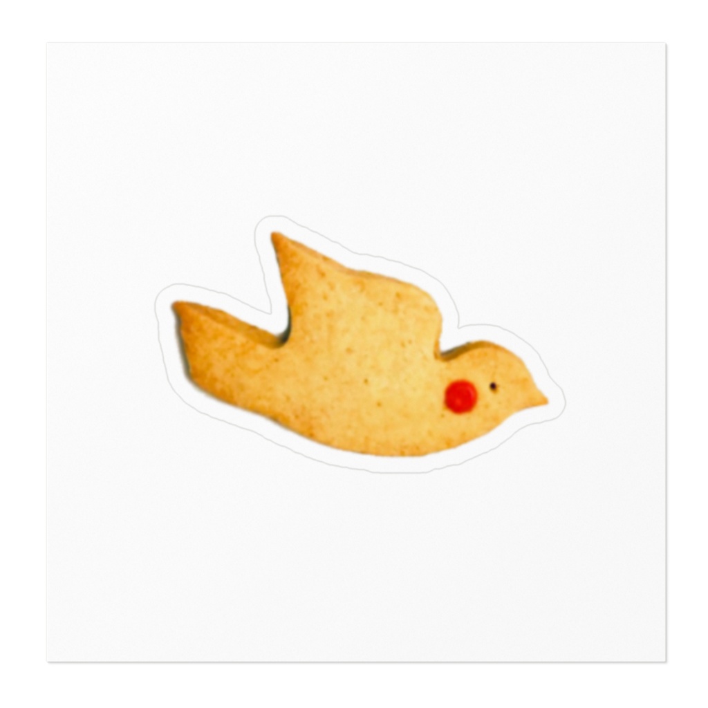 オカメサブレのステッカー