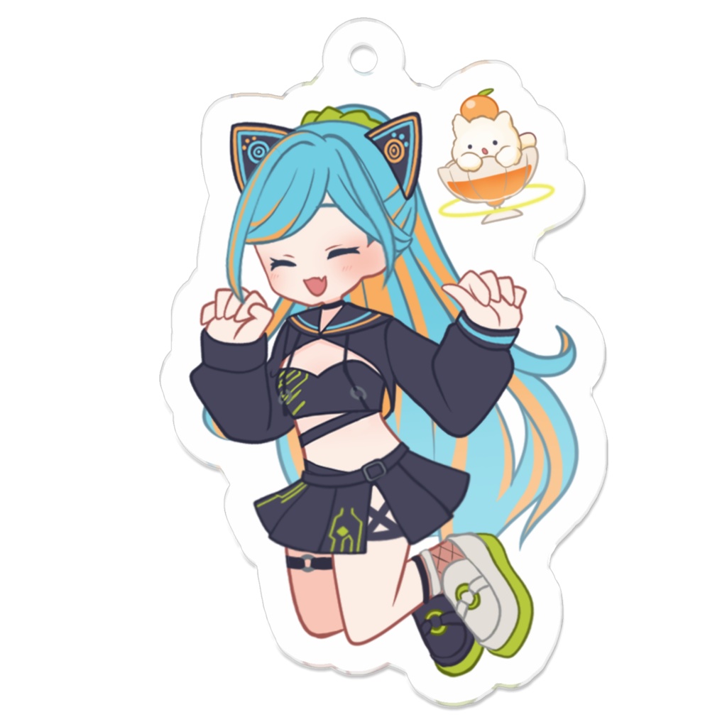 【アニメーションver】アクリルキーホルダーS②(ピールちゃん無・有)