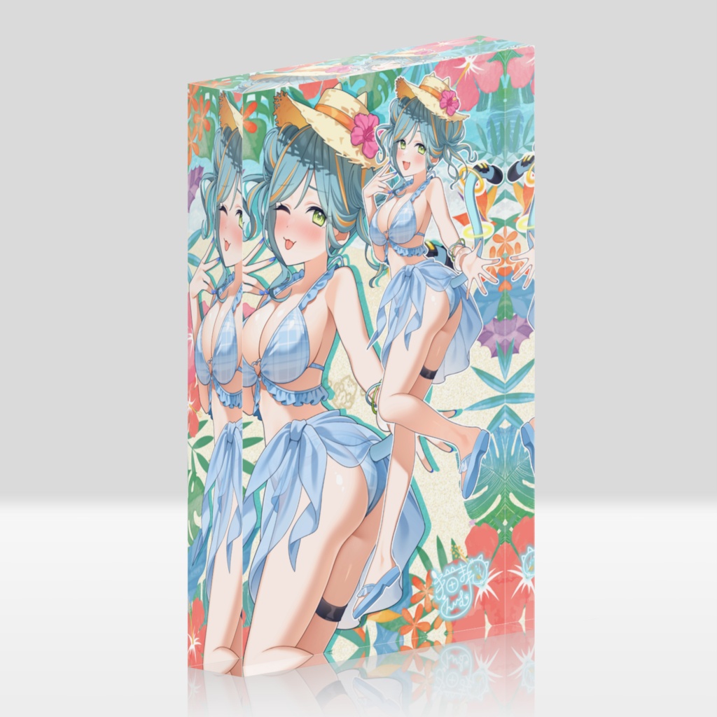 【期間限定】生誕記念🎂キュートフリル水着アクリルブロック