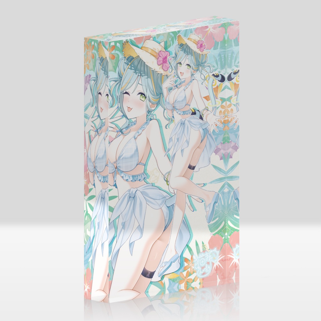 【期間限定】生誕記念🎂キュートフリル水着アクリルブロック