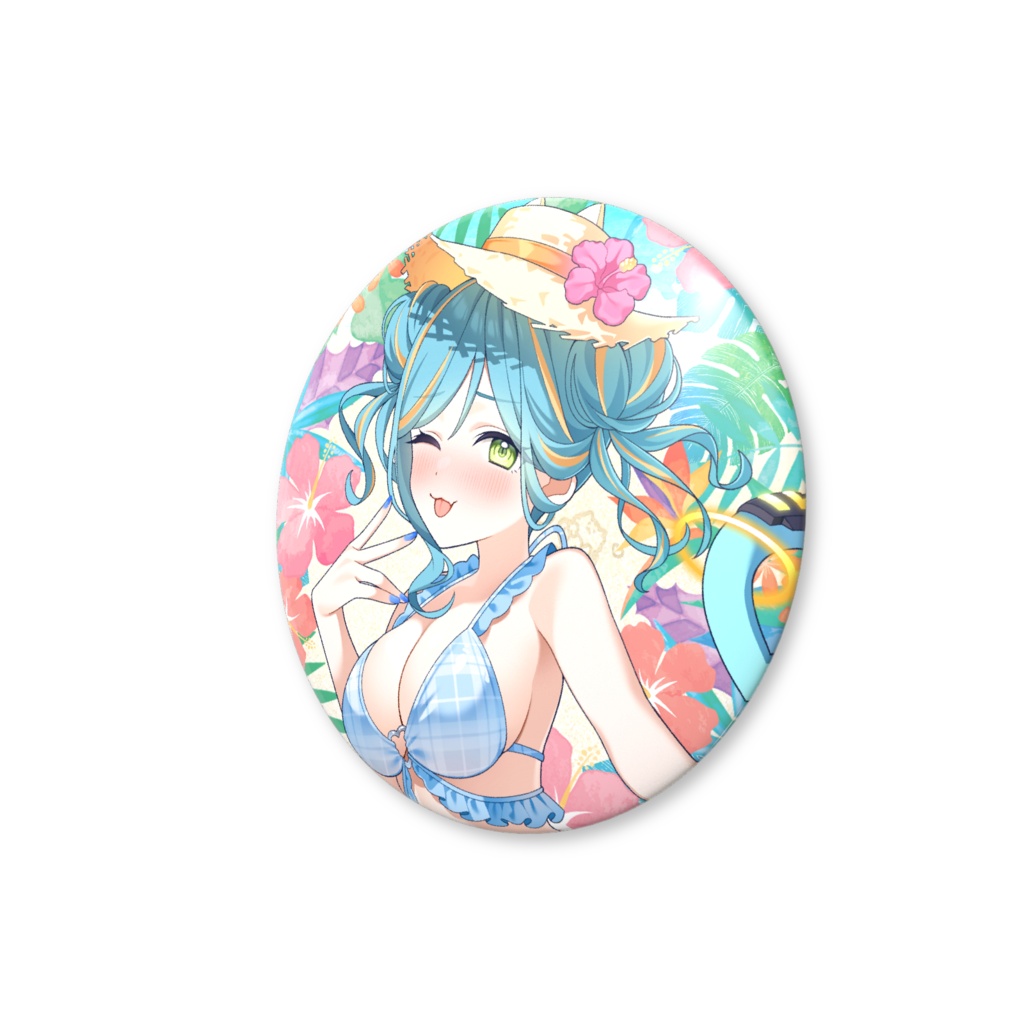 【期間限定】生誕記念🎂キュートフリル水着缶バッジ