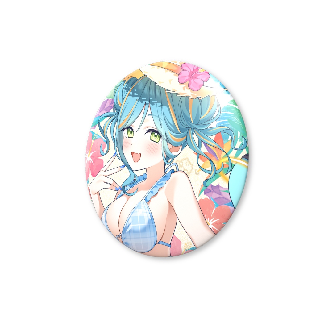 【期間限定】生誕記念🎂キュートフリル水着缶バッジ