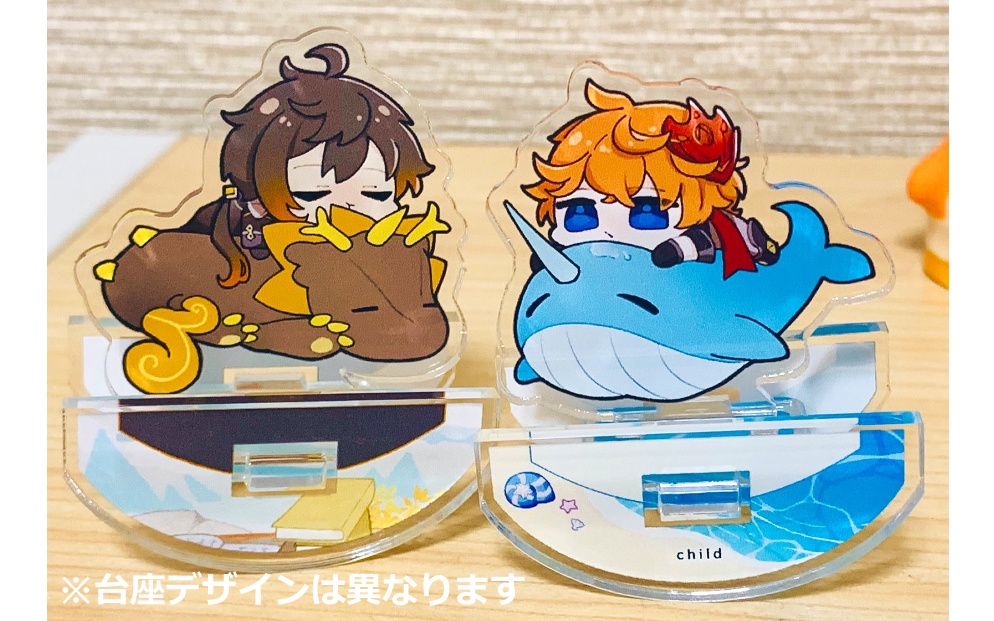 ゆらゆらアクリルフィギュア_鍾離