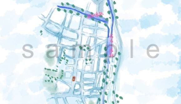 番号: it1 麻布十番駅の地図