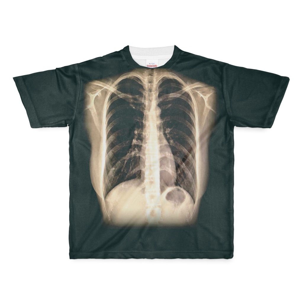 健康的な女性の胸部レントゲンTシャツ(フルグラフィックM)