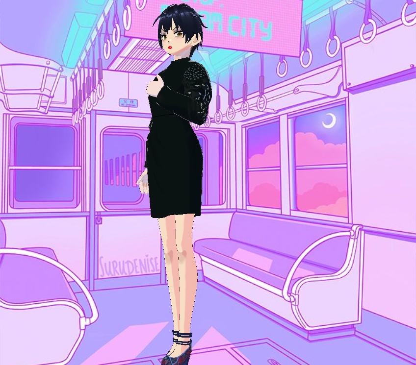 PowerDress Laceback w studdedSleeves Updated