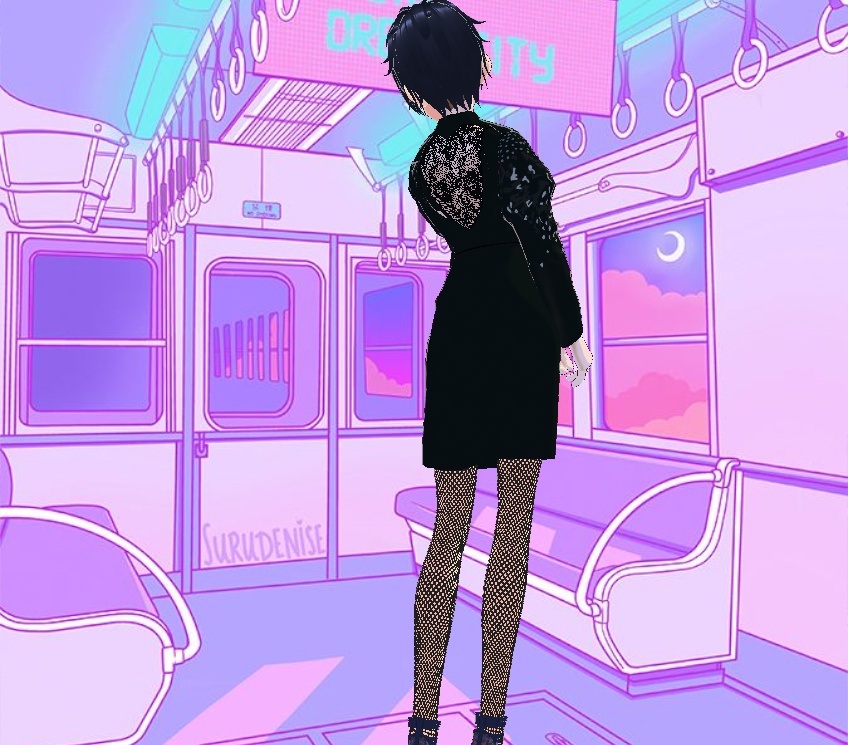 PowerDress Laceback w studdedSleeves Updated