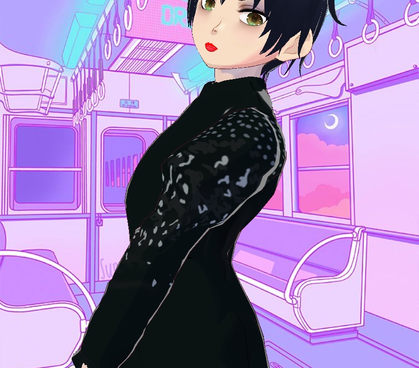 PowerDress Laceback w studdedSleeves Updated